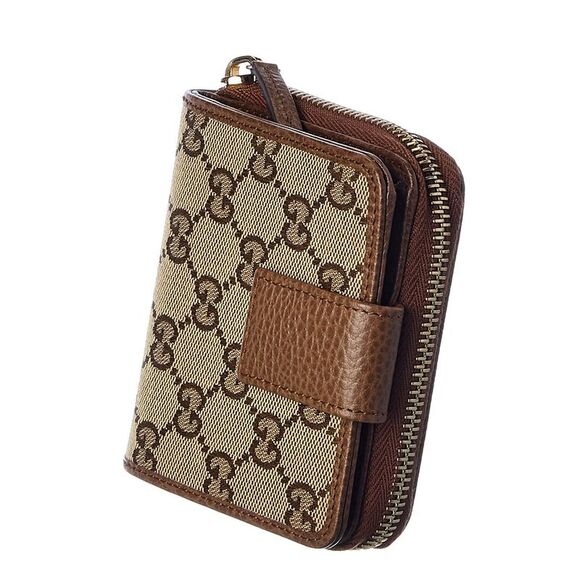 Gucci GG Canvas & Leather Coin Purse - Picture 3 of 4